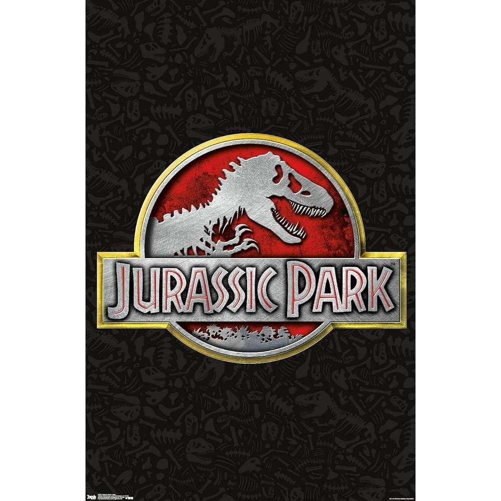 Jurassic Park Logo Wall Poster 22"x34" Unframed Trends International Premium